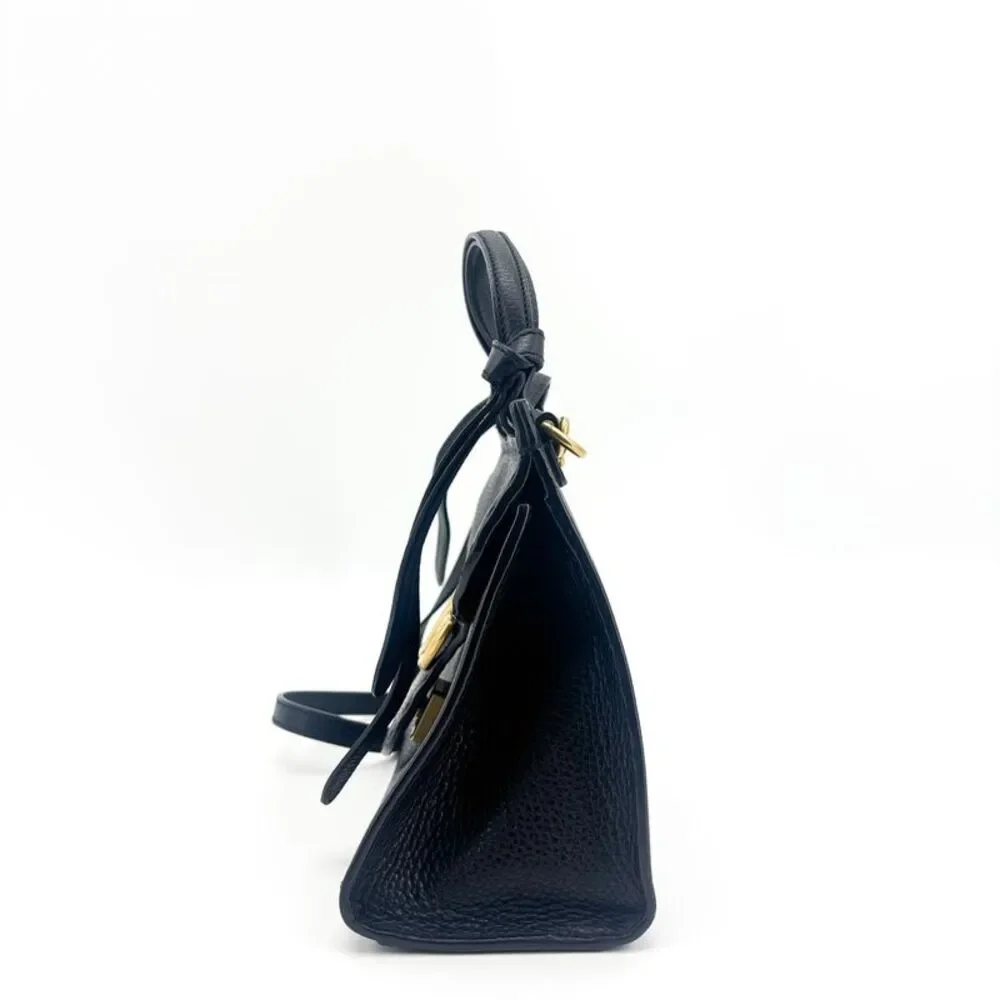 Gucci GG Marmont Mini Top Handle Bag Black